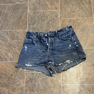 Wild Fable Blue Distressed Jean Shorts